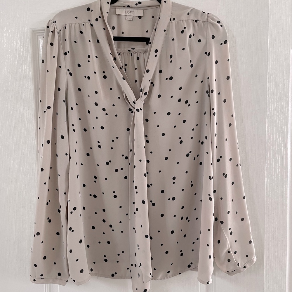 Polka Dot Blouse by Loft